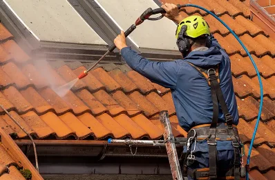 Démoussage et hydrofuge de toiture à Abilly